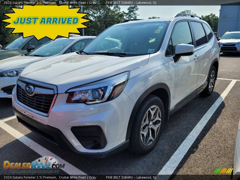 2020 Subaru Forester 2.5i Premium Crystal White Pearl / Gray Photo #1