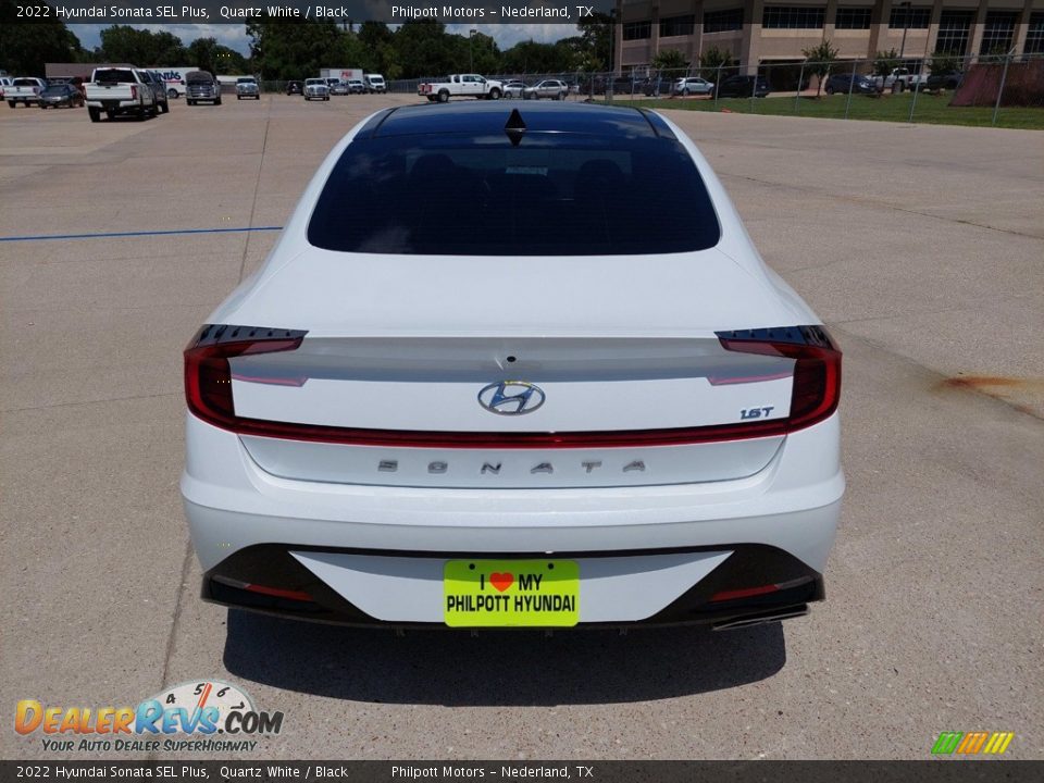 2022 Hyundai Sonata SEL Plus Quartz White / Black Photo #6