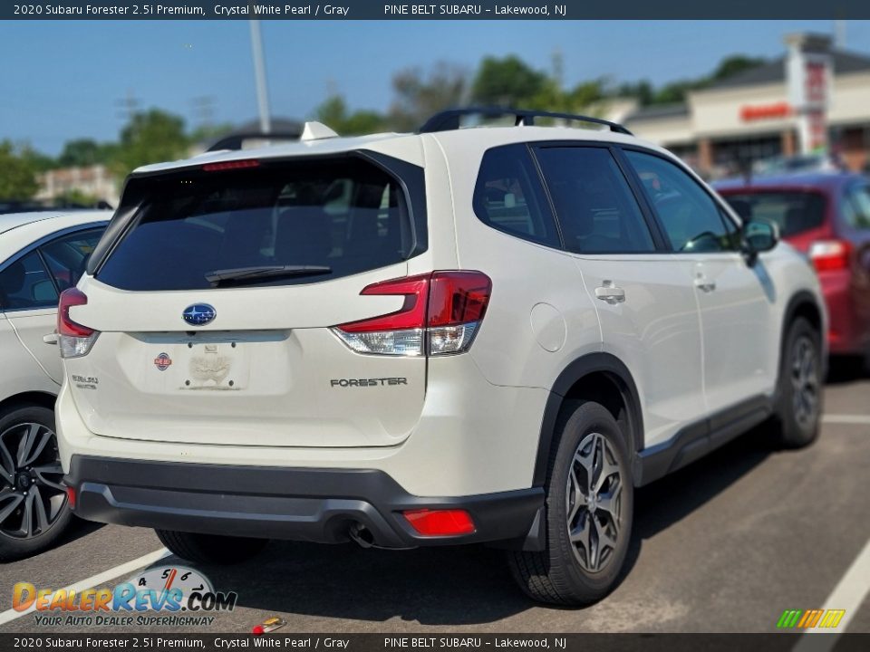 2020 Subaru Forester 2.5i Premium Crystal White Pearl / Gray Photo #2