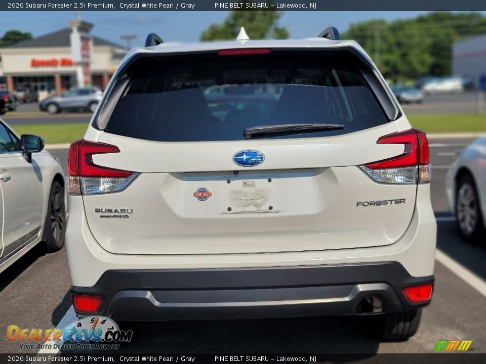 2020 Subaru Forester 2.5i Premium Crystal White Pearl / Gray Photo #3