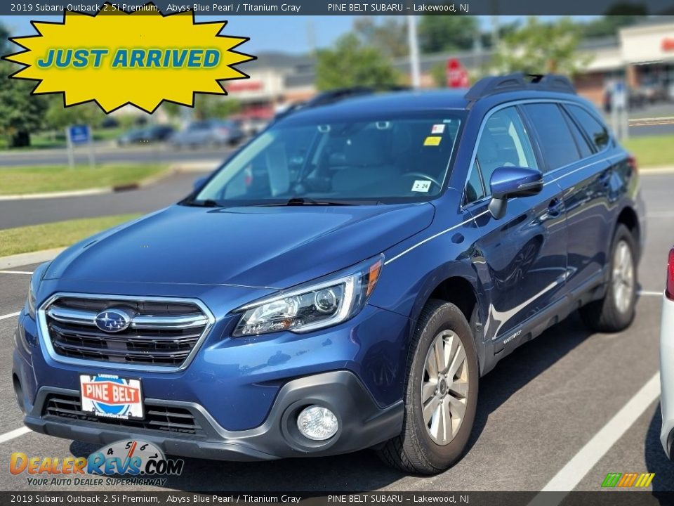 2019 Subaru Outback 2.5i Premium Abyss Blue Pearl / Titanium Gray Photo #1