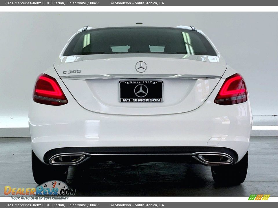 2021 Mercedes-Benz C 300 Sedan Polar White / Black Photo #3