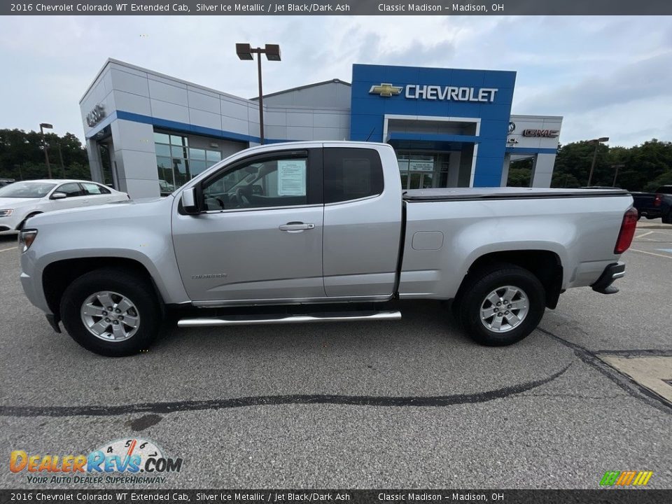 2016 Chevrolet Colorado WT Extended Cab Silver Ice Metallic / Jet Black/Dark Ash Photo #2