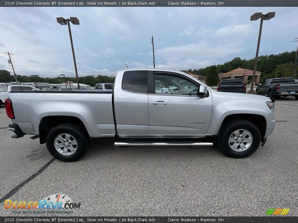 2016 Chevrolet Colorado WT Extended Cab Silver Ice Metallic / Jet Black/Dark Ash Photo #3