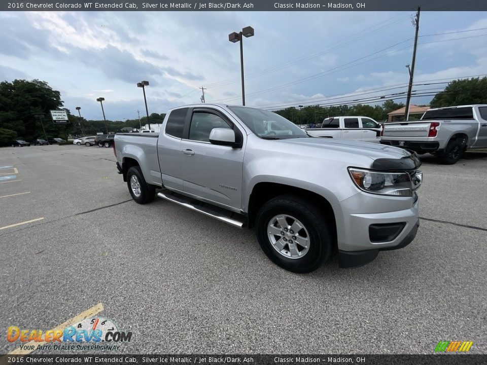 2016 Chevrolet Colorado WT Extended Cab Silver Ice Metallic / Jet Black/Dark Ash Photo #4