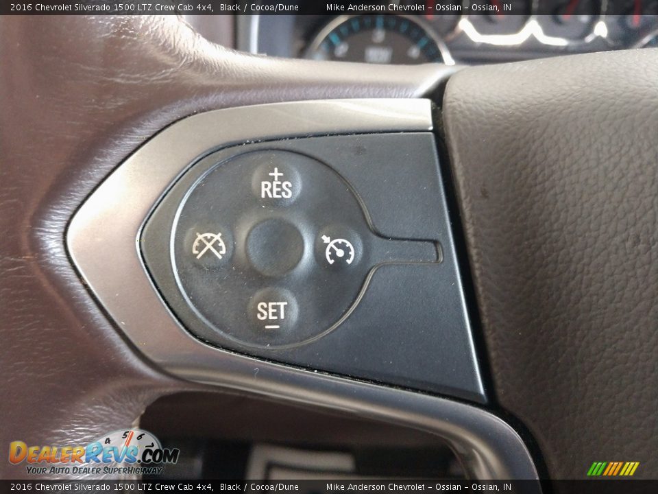 2016 Chevrolet Silverado 1500 LTZ Crew Cab 4x4 Steering Wheel Photo #25