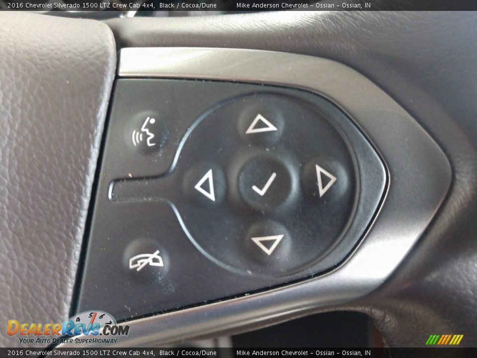 2016 Chevrolet Silverado 1500 LTZ Crew Cab 4x4 Steering Wheel Photo #26