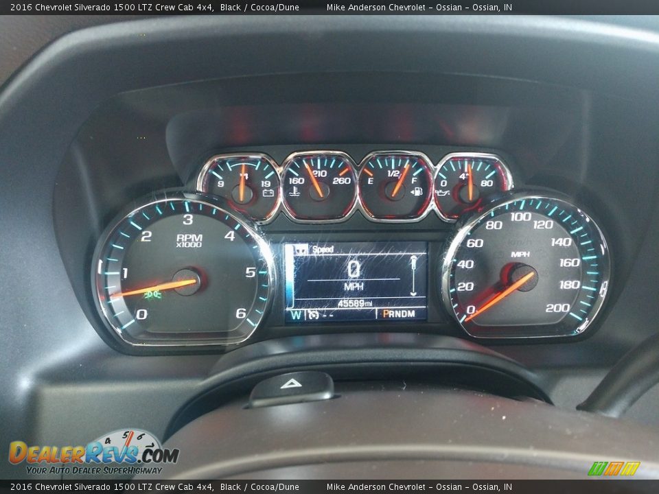 2016 Chevrolet Silverado 1500 LTZ Crew Cab 4x4 Gauges Photo #27