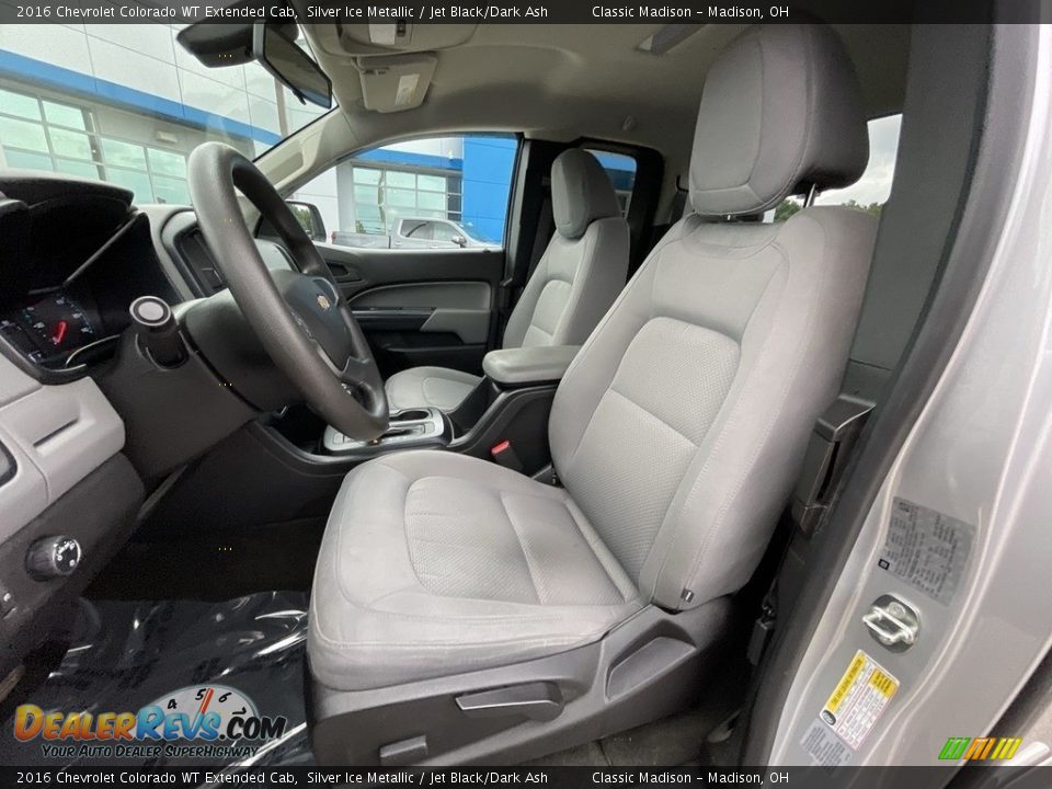 2016 Chevrolet Colorado WT Extended Cab Silver Ice Metallic / Jet Black/Dark Ash Photo #6