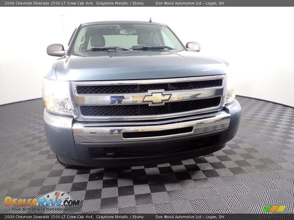 2009 Chevrolet Silverado 1500 LT Crew Cab 4x4 Graystone Metallic / Ebony Photo #3