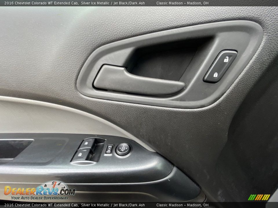 2016 Chevrolet Colorado WT Extended Cab Silver Ice Metallic / Jet Black/Dark Ash Photo #7