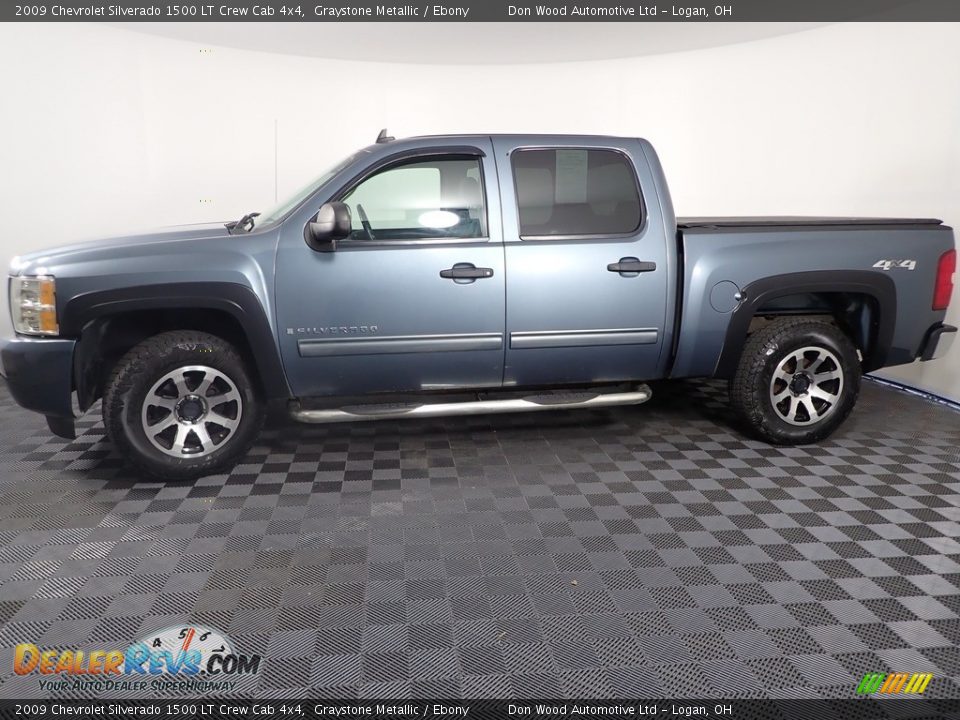 2009 Chevrolet Silverado 1500 LT Crew Cab 4x4 Graystone Metallic / Ebony Photo #5