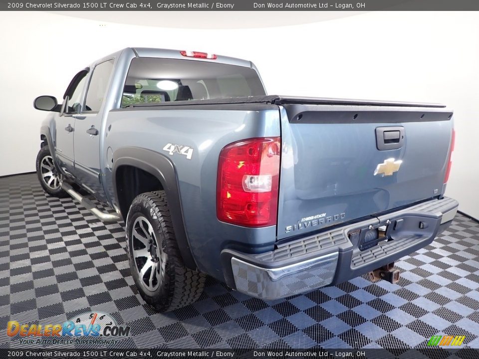 2009 Chevrolet Silverado 1500 LT Crew Cab 4x4 Graystone Metallic / Ebony Photo #6