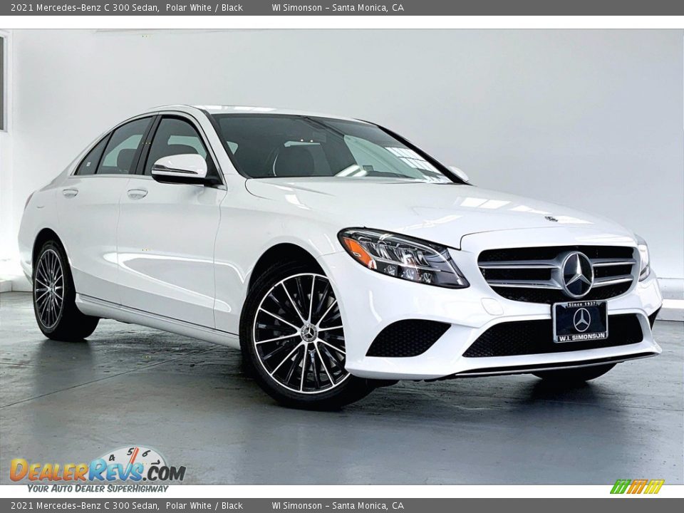 2021 Mercedes-Benz C 300 Sedan Polar White / Black Photo #12