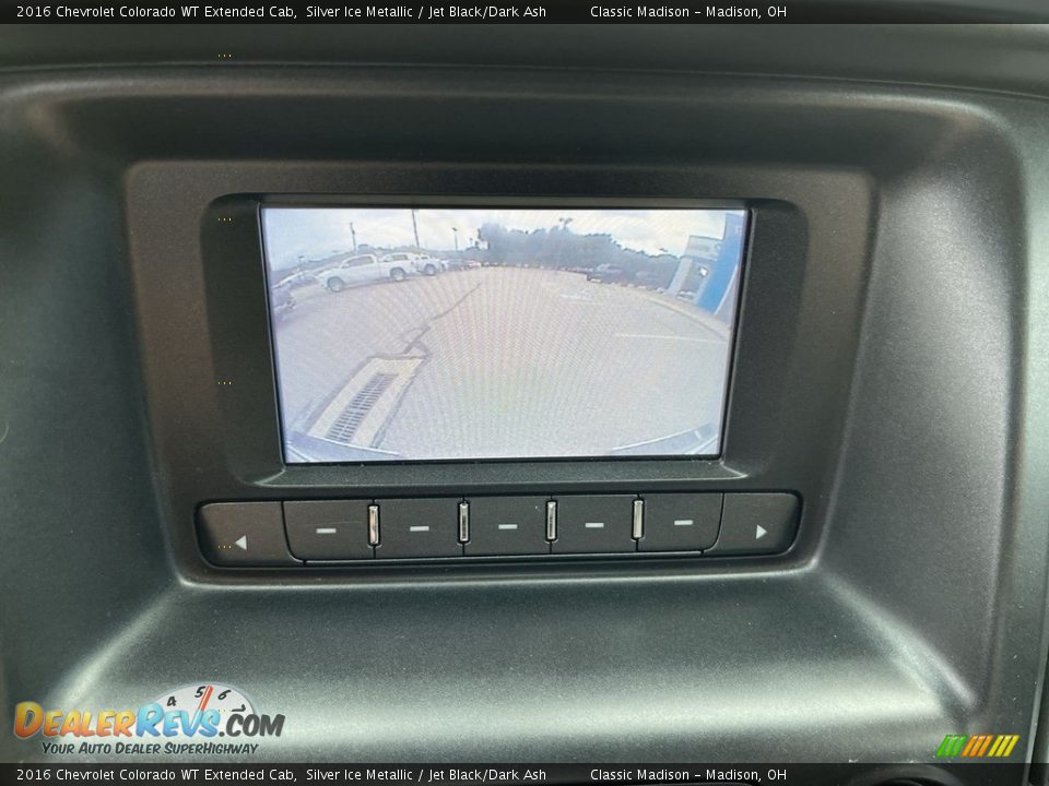 2016 Chevrolet Colorado WT Extended Cab Silver Ice Metallic / Jet Black/Dark Ash Photo #11