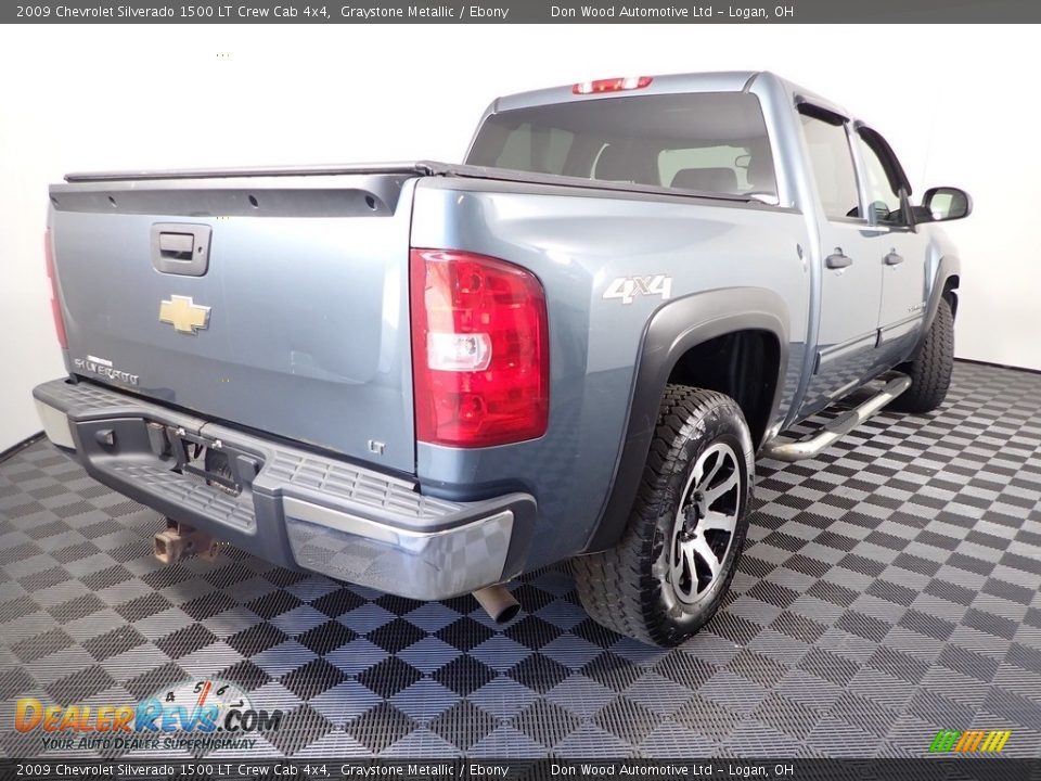 2009 Chevrolet Silverado 1500 LT Crew Cab 4x4 Graystone Metallic / Ebony Photo #8