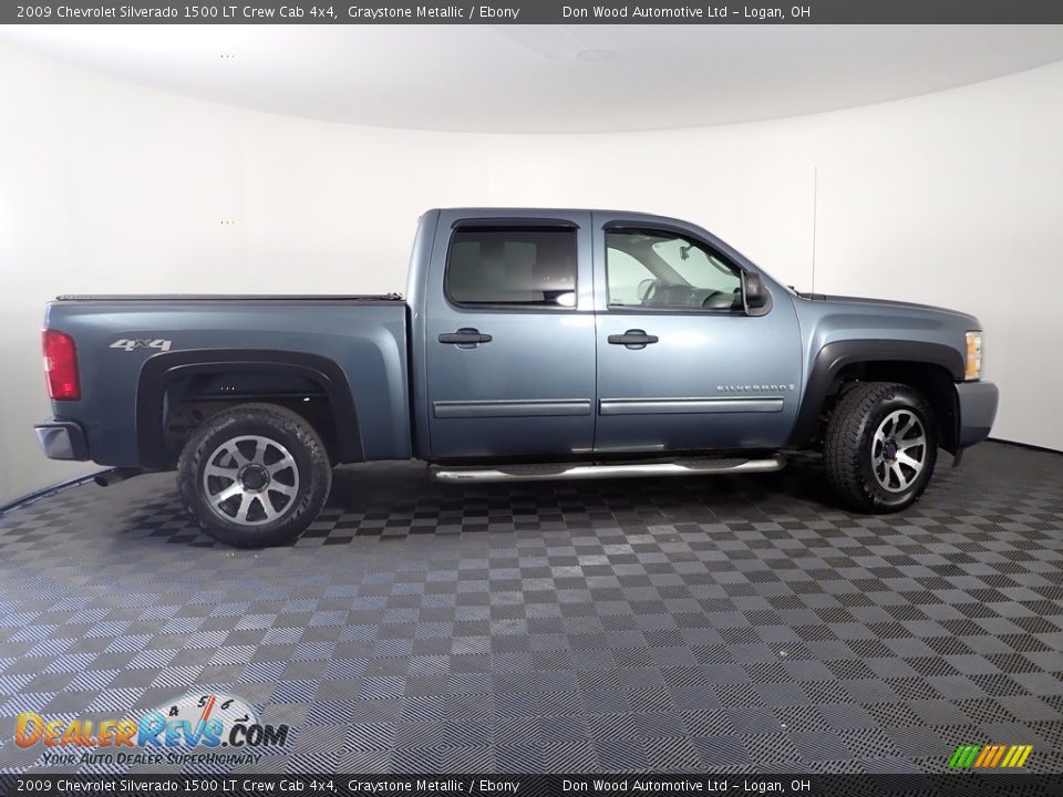 2009 Chevrolet Silverado 1500 LT Crew Cab 4x4 Graystone Metallic / Ebony Photo #9