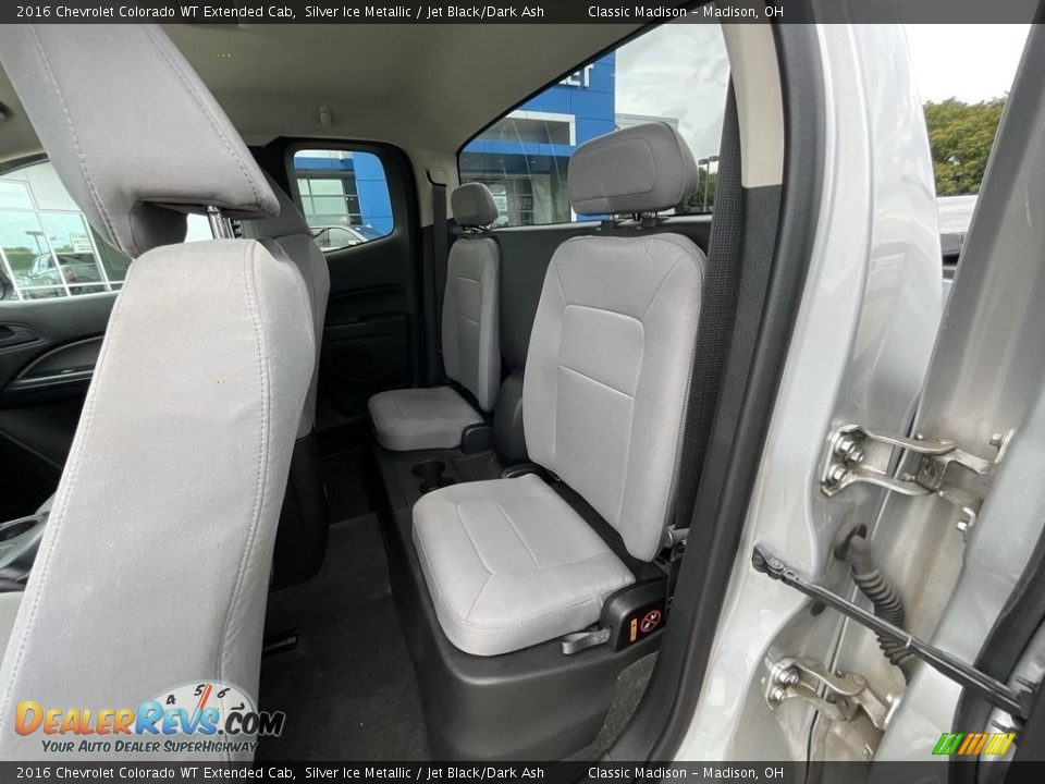 2016 Chevrolet Colorado WT Extended Cab Silver Ice Metallic / Jet Black/Dark Ash Photo #13