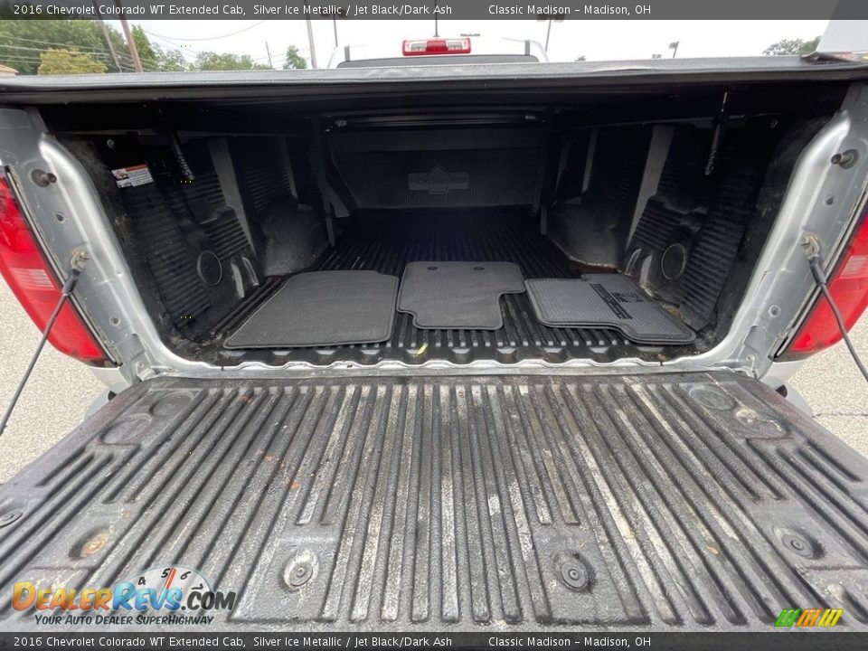 2016 Chevrolet Colorado WT Extended Cab Silver Ice Metallic / Jet Black/Dark Ash Photo #14