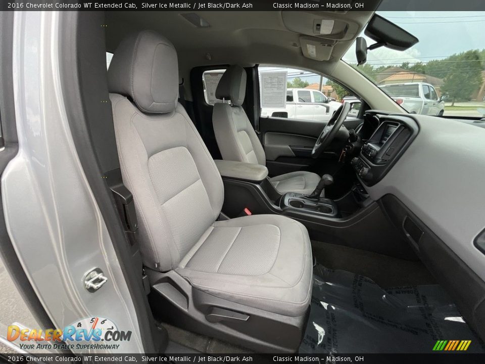 2016 Chevrolet Colorado WT Extended Cab Silver Ice Metallic / Jet Black/Dark Ash Photo #15