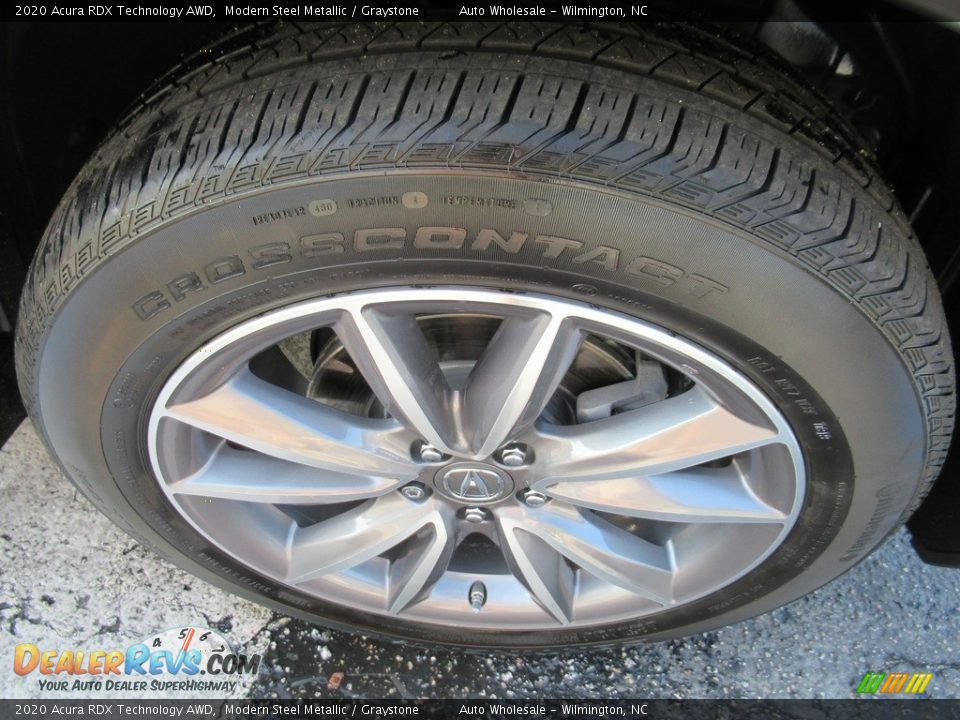 2020 Acura RDX Technology AWD Modern Steel Metallic / Graystone Photo #7