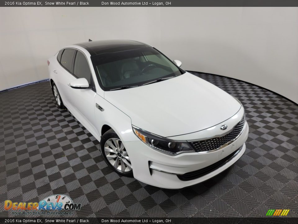 2016 Kia Optima EX Snow White Pearl / Black Photo #4