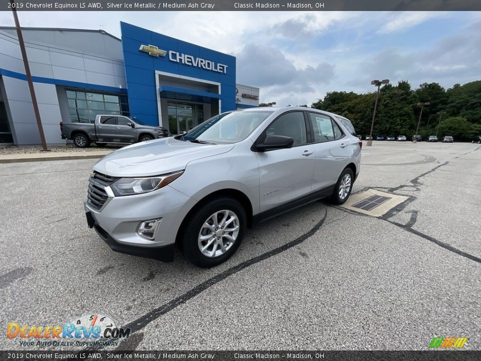 2019 Chevrolet Equinox LS AWD Silver Ice Metallic / Medium Ash Gray Photo #1