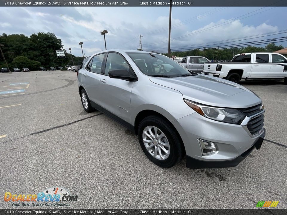 2019 Chevrolet Equinox LS AWD Silver Ice Metallic / Medium Ash Gray Photo #4