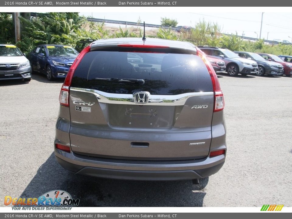 2016 Honda CR-V SE AWD Modern Steel Metallic / Black Photo #6