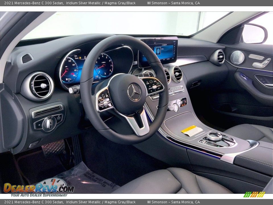 2021 Mercedes-Benz C 300 Sedan Iridium Silver Metallic / Magma Gray/Black Photo #4