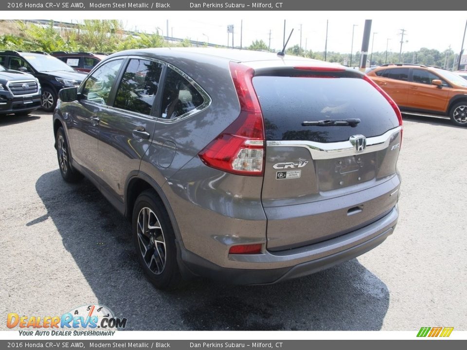 2016 Honda CR-V SE AWD Modern Steel Metallic / Black Photo #7