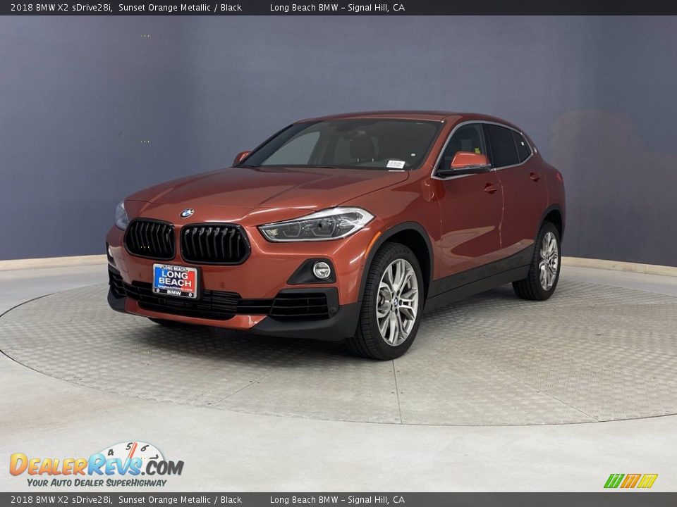 2018 BMW X2 sDrive28i Sunset Orange Metallic / Black Photo #3