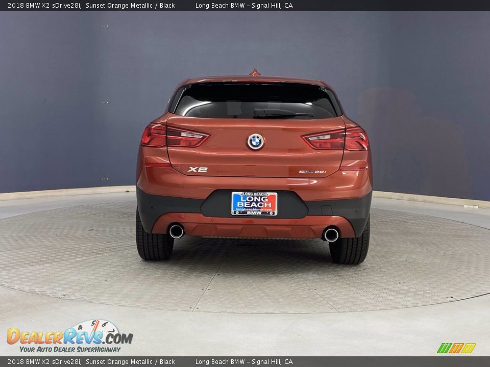 2018 BMW X2 sDrive28i Sunset Orange Metallic / Black Photo #4