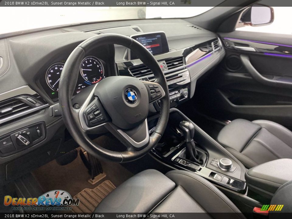 Black Interior - 2018 BMW X2 sDrive28i Photo #16