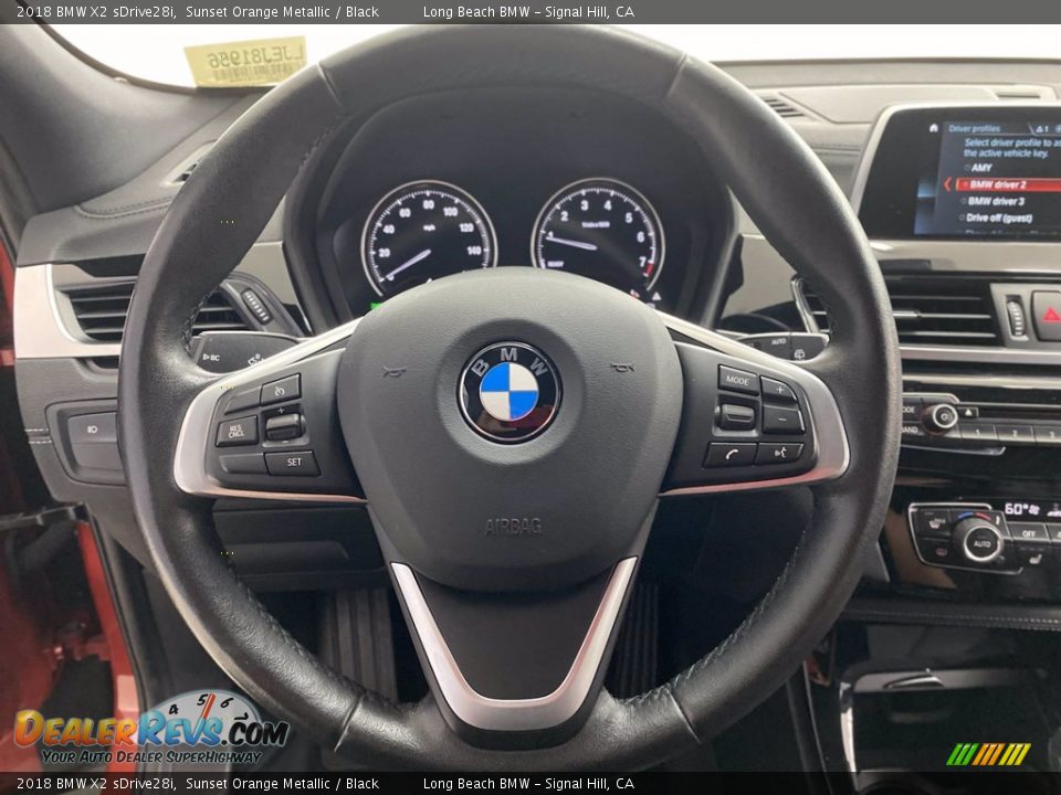 2018 BMW X2 sDrive28i Steering Wheel Photo #18