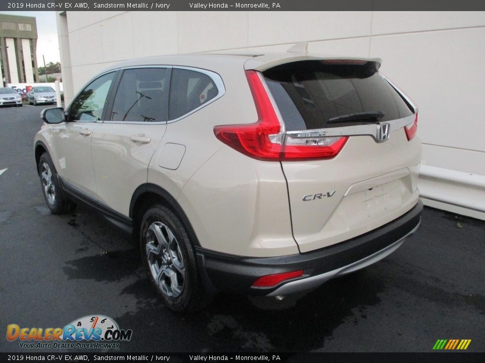 2019 Honda CR-V EX AWD Sandstorm Metallic / Ivory Photo #3