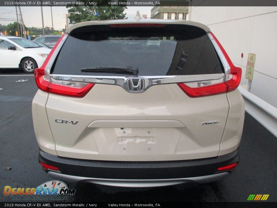 2019 Honda CR-V EX AWD Sandstorm Metallic / Ivory Photo #4