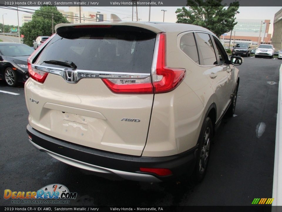 2019 Honda CR-V EX AWD Sandstorm Metallic / Ivory Photo #5