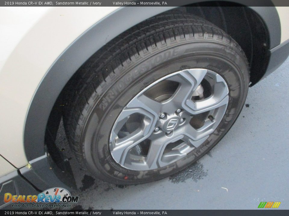 2019 Honda CR-V EX AWD Sandstorm Metallic / Ivory Photo #7