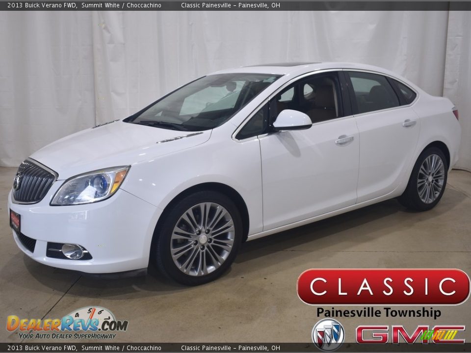 2013 Buick Verano FWD Summit White / Choccachino Photo #1