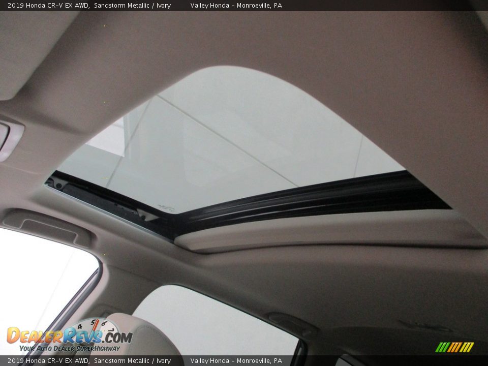 2019 Honda CR-V EX AWD Sandstorm Metallic / Ivory Photo #12