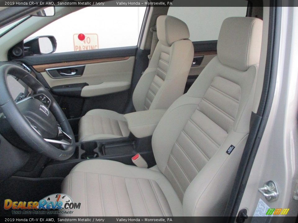 2019 Honda CR-V EX AWD Sandstorm Metallic / Ivory Photo #13