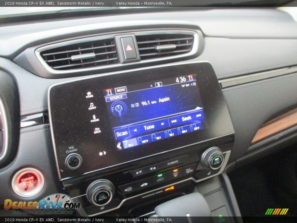 2019 Honda CR-V EX AWD Sandstorm Metallic / Ivory Photo #16