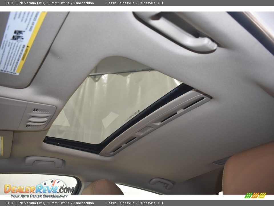 2013 Buick Verano FWD Summit White / Choccachino Photo #6