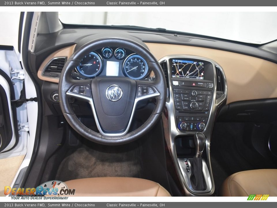 2013 Buick Verano FWD Summit White / Choccachino Photo #14