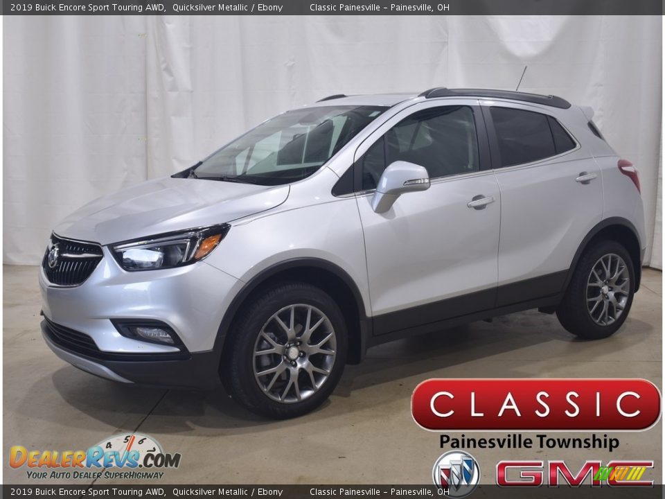 2019 Buick Encore Sport Touring AWD Quicksilver Metallic / Ebony Photo #1