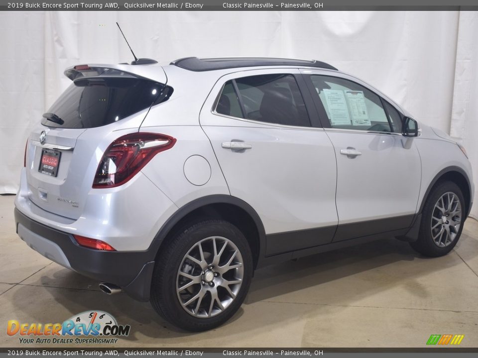 2019 Buick Encore Sport Touring AWD Quicksilver Metallic / Ebony Photo #2