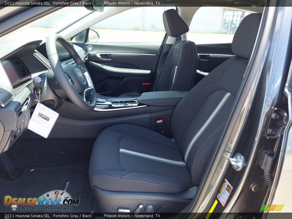 2021 Hyundai Sonata SEL Portofino Gray / Black Photo #10