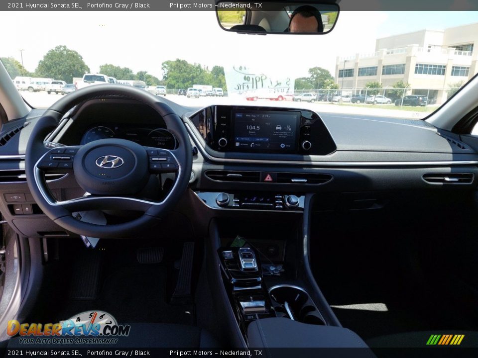2021 Hyundai Sonata SEL Portofino Gray / Black Photo #11