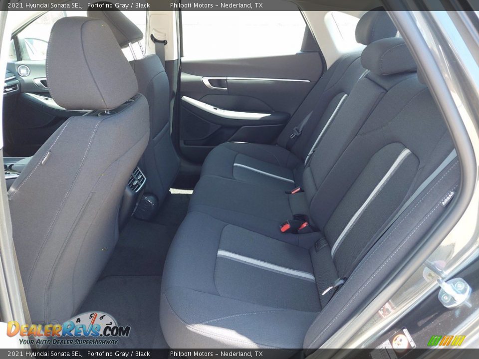 2021 Hyundai Sonata SEL Portofino Gray / Black Photo #12